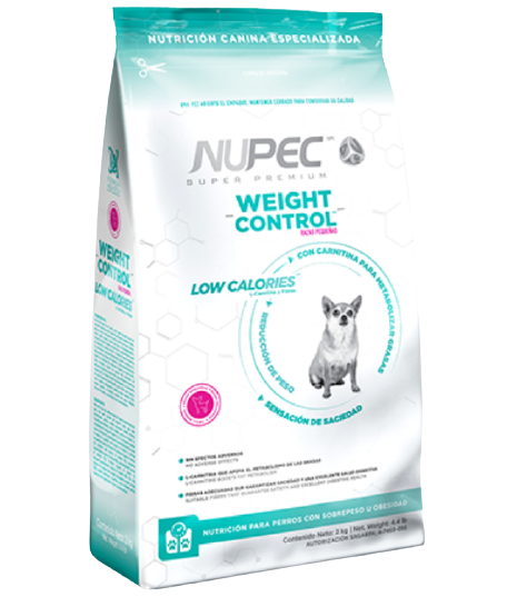 Alimento Croquetas Nupec Weight Control Para Perros De Razas Pequeñas