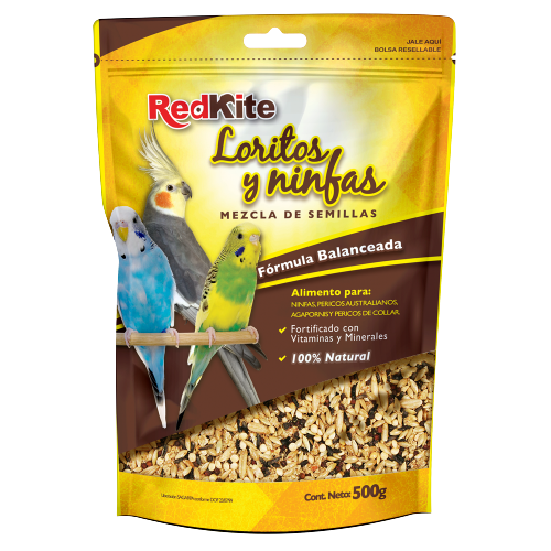 Alimento RedKite Mezcla Para Loros y Ninfas 500 G