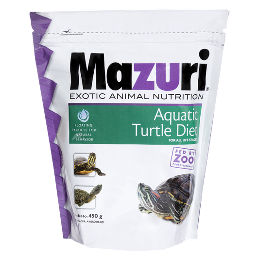 ALIMENTO PARA TORTUGAS ACUATICAS DIET 450 GR, MAZURI