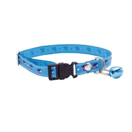 Collar Laes Liston Con Cascabel Para Gato