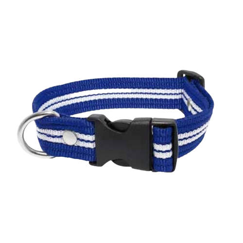 Collar Laes Liso Rayado Para Perro