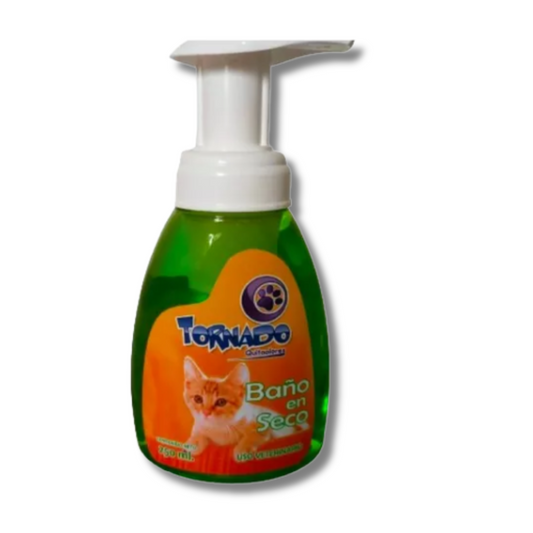 SHAMPOO PARA GATO BAÑO EN SECO 250 ML