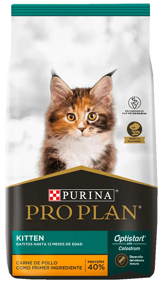 Alimento Pro Plan Kitten Para Gatitos De Hasta 12 Meses Optistart Con Carne De Pollo