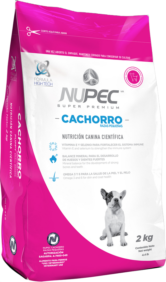 Alimento Nupec Croquetas Para Perro Cachorro De Raza Pequeña