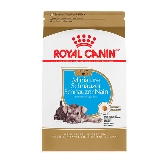 ALIMENTO SECO ROYAL CANIN PARA CACHORRO RAZA SCHNAUZER MINIATURA 1.1 KG