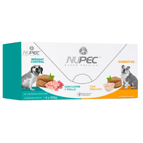 ALIMENTO HÚMEDO PARA PERROS NUPEC WEIGHT CONTROL + DIGESTIVE