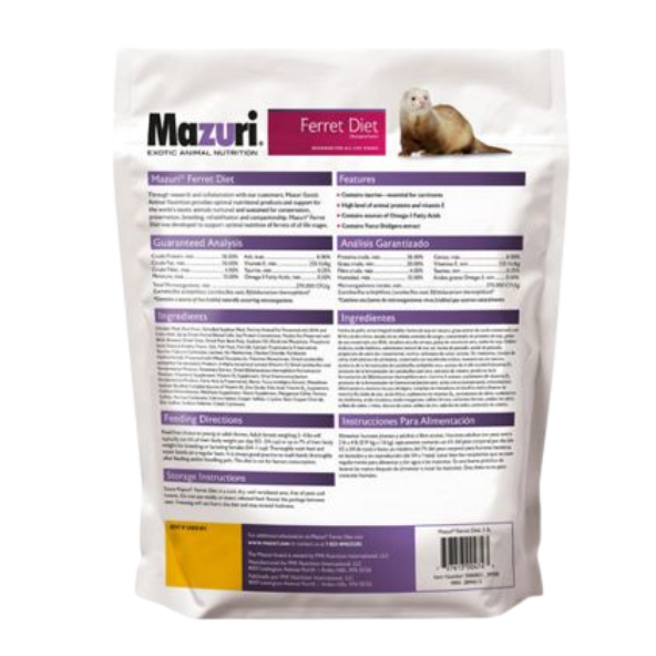 ALIMENTO PARA HURON MAZURI FERRET DIET 1 KG