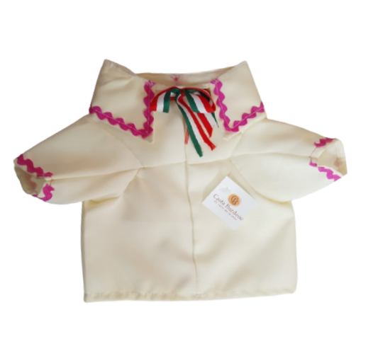 Ropa Traje Charro Beige Para Mascotas