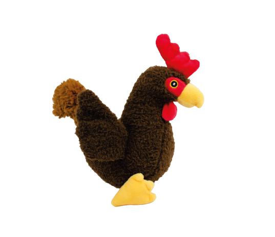 FLUFFY CHUMS JUGUETE DE PELUCHE CON SONIDO TIPO SQUEAKY ESTILO GALLO 20cm by SHARPAW