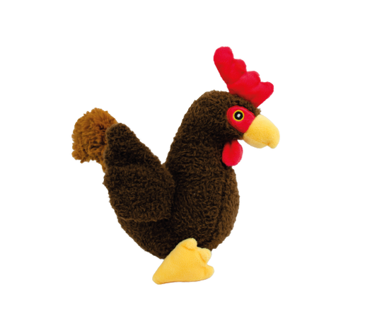 FLUFFY CHUMS JUGUETE DE PELUCHE CON SONIDO TIPO SQUEAKY ESTILO GALLO 20cm by SHARPAW