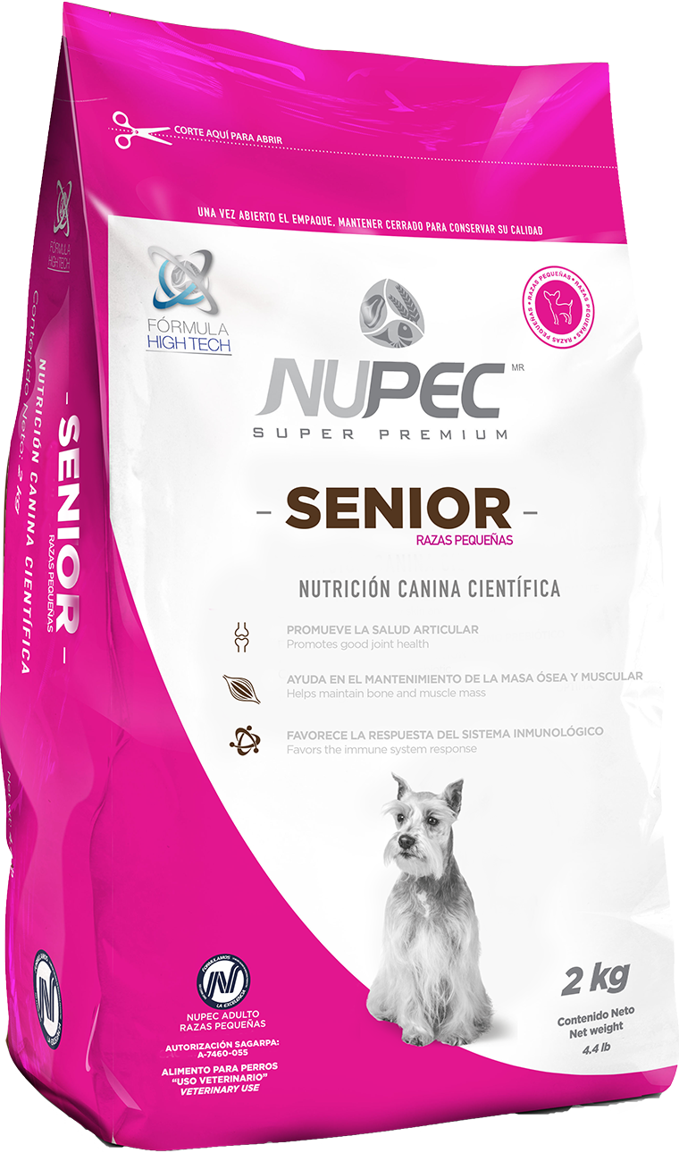 Alimento Nupec Senior Para Perro Adulto De Raza Pequeña