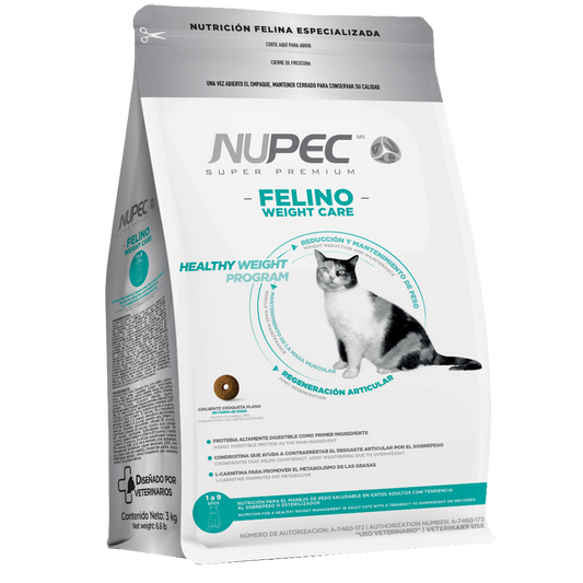 Alimento Seco Nupec Felino Weight Care Para Gato De 1.5 Kg