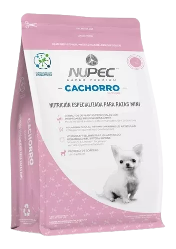 Alimento Nupec Para Perro Cachorro Razas Minis