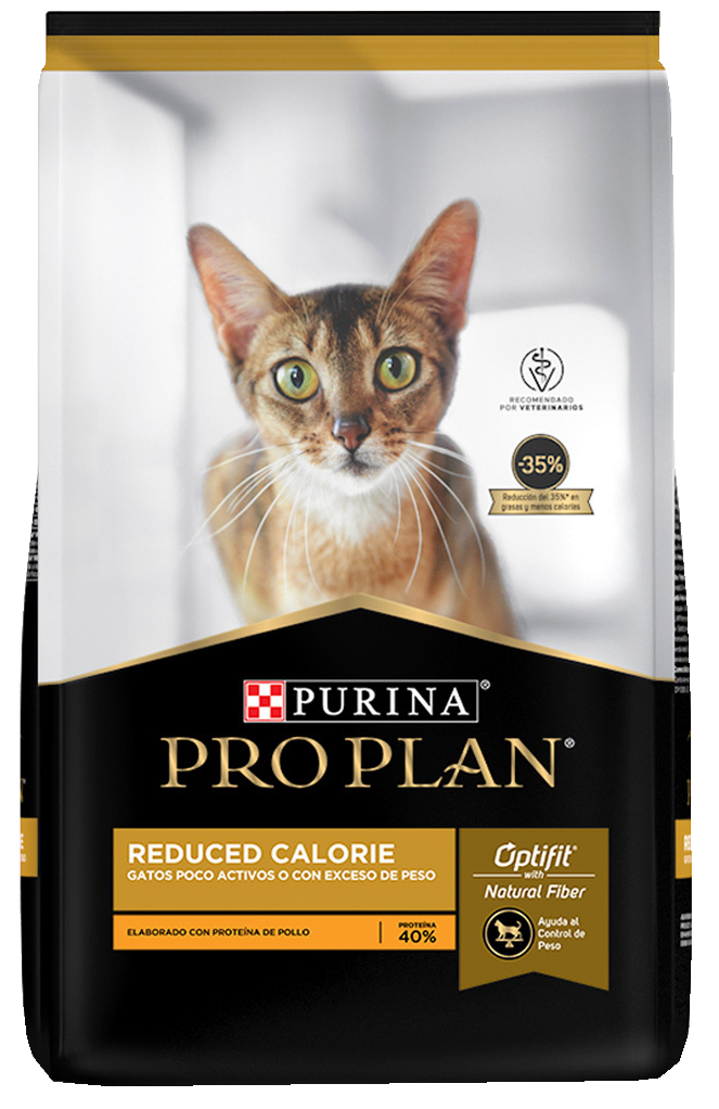 ALIMENTO PRO PLAN REDUCED CALORIE PARA GATOS ADULTOS POCO ACTIVOS O CON EXCESO DE PESO OPTIFIT CON POLLO 3 KG