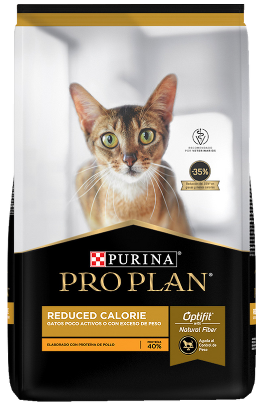 ALIMENTO PRO PLAN REDUCED CALORIE PARA GATOS ADULTOS POCO ACTIVOS O CON EXCESO DE PESO OPTIFIT CON POLLO 3 KG