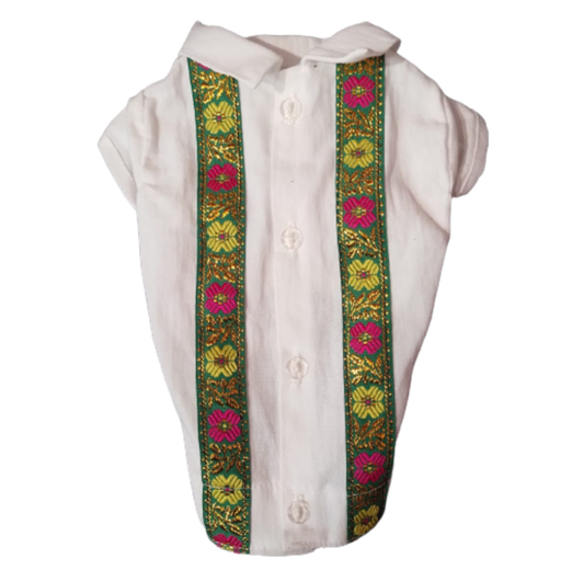 Ropa Guayabera Yucateca Para Mascotas