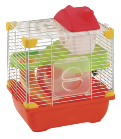 Jaula Casa Sunny De Plástico Chica Para Hamster Equipada