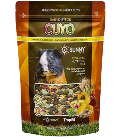 SUNNY ALIMENTO PREMIUM PARA CUYO 500 GR