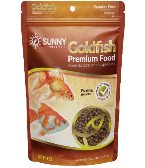 ALIMENTO SUNNY GOLD FISH PELLET 90 GRS