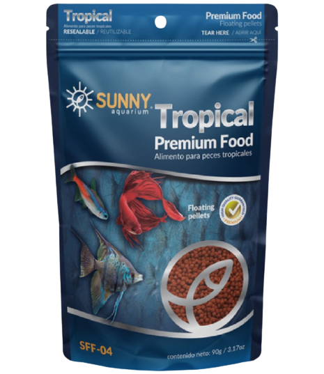 ALIMENTO SUNNY TROPICAL BITES 90 GRS