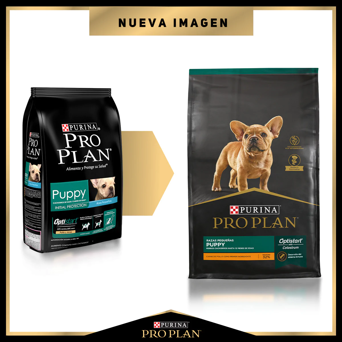 ALIMENTO PRO PLAN PUPPY PARA PERROS CACHORROS DE RAZAS PEQUEÑAS OPTISTART CON CARNE DE POLLO