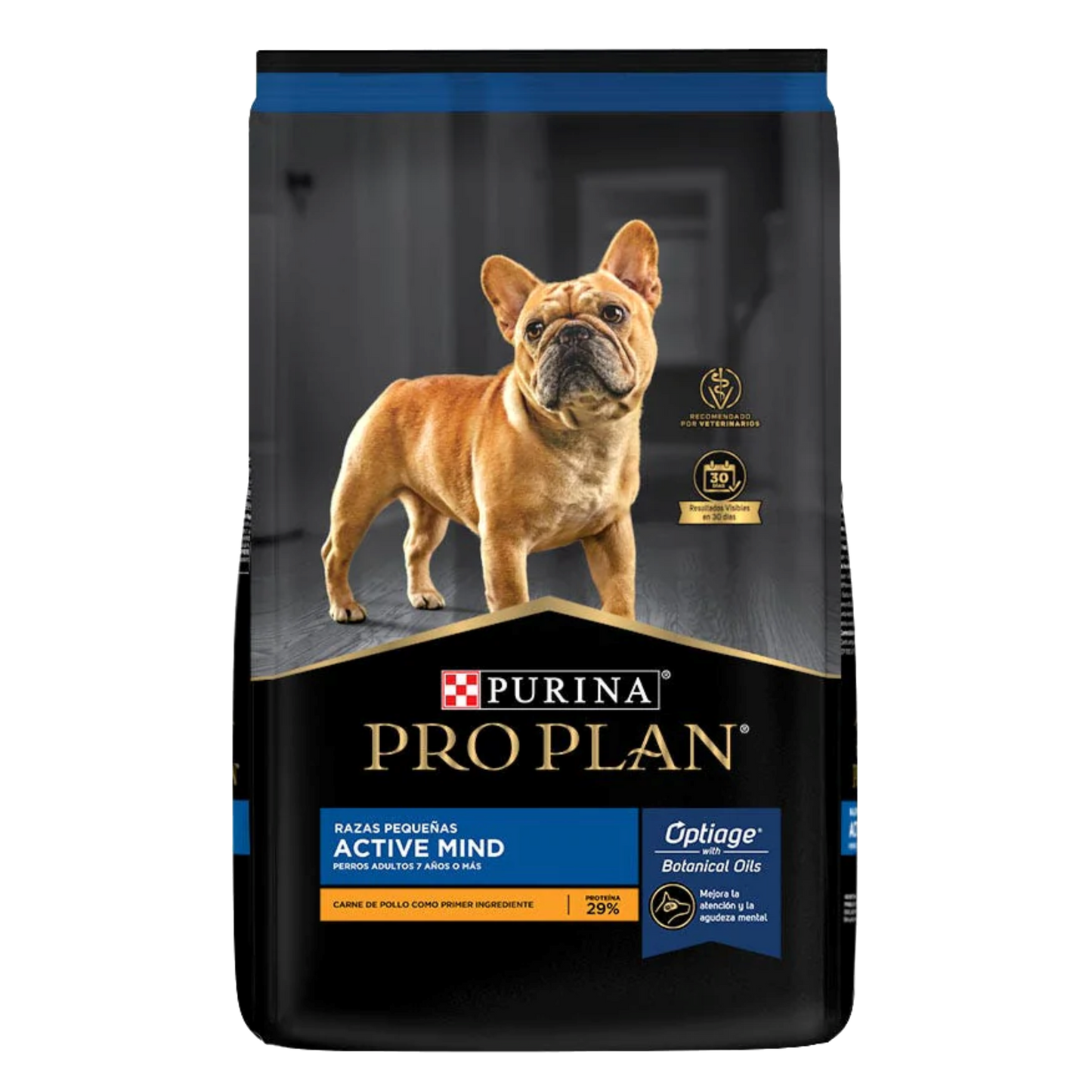 Alimento Pro Plan Active Mind Para Perros Seniors De Edad Avanzada Razas Pequeñas Optiage Con Carne De Pollo