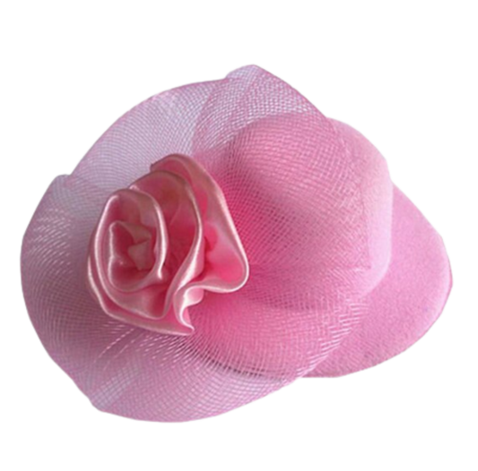 SOMBRERO CON FLOR PARA MASCOTA