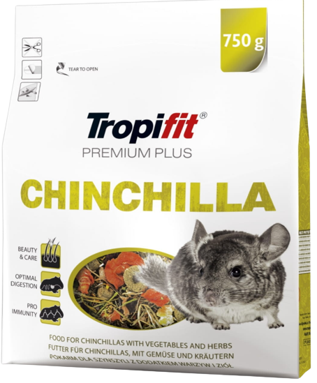 ALIMENTO TROPIFIT PREMIUM PLUS CHINCHILLA 750g