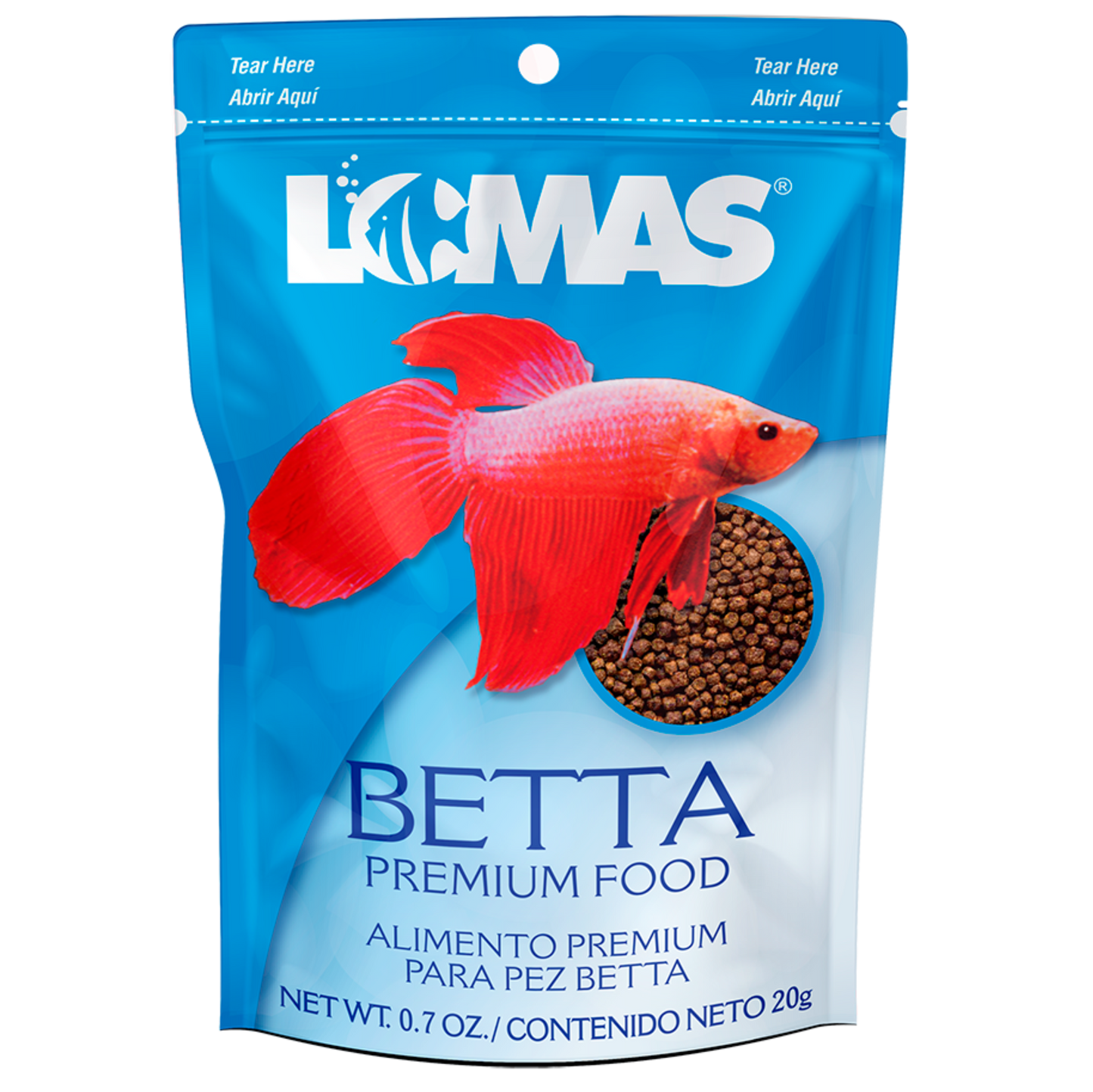 Alimento Premium Para Pez Betta 20 G