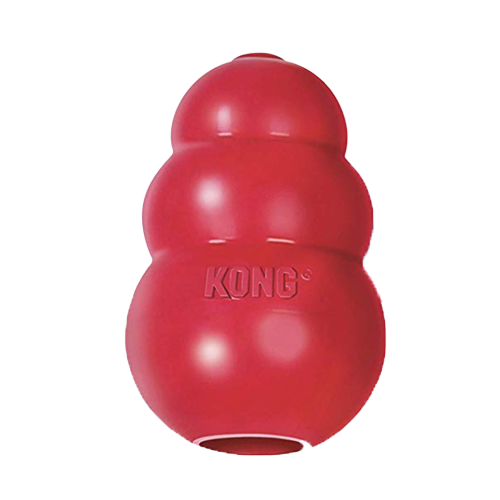 Juguete Mordedera Kong Classic De Goma Rojo Para Perros