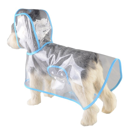 IMPERMEABLE TRANSPARENTE PARA MASCOTA