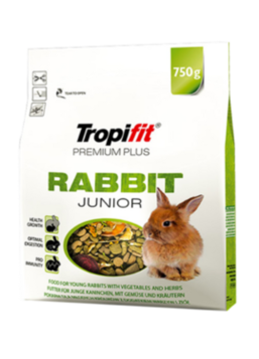 TROPIFIT PREMIUM PLUS RABBIT JUNIOR 750GRS